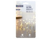 Premier 40 Large LED Battery Operated Ultra Brights (warm-white)